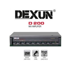 DEXUN D-200 Hat Trafolu 100 Volt Amfi 120 Watt