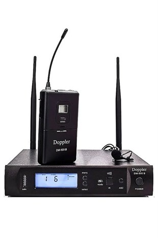 Doppler Dm500B Yaka Tipi Telsiz Kablosuz Mikrofon