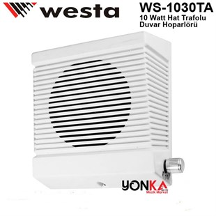 Westa Ws-1030TA Hat Trafolu Volüm Kontrol Hoparlör 13cm 3-6 Watt