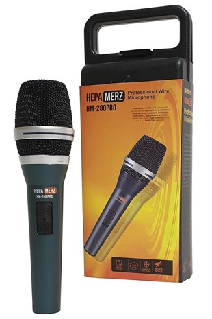 Hepa Merz HM-200 Pro Profesyonel Kablolu EL Mikrofonu