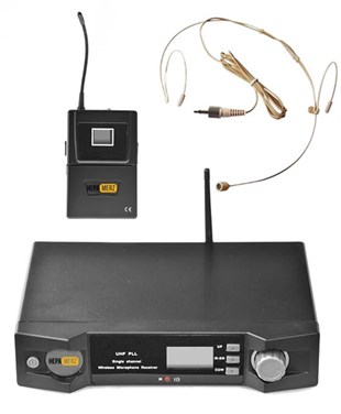 Hepa Merz HM-8001H Dijital UHF Kablosuz Headset Kafa Mikrofonu