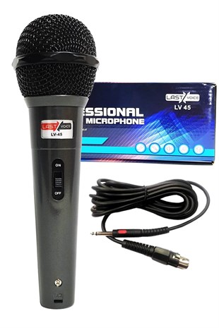 Lastvoice Lv-45 Kablolu EL Mikrofon ( Kablo ve Aparat Hediyeli)