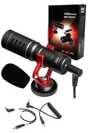 Midex CMR-105 Dslr Video Fotoğraf Makinesi Kamera Üstü Shotgun Mikrofon