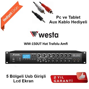 Westa WM-150UT - 5 Bölgeli Anfi 150 Watt Usb / Mp3