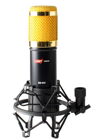 BM800 Mikrofon + Set-01 Mikrofon standı + Shock Mount + Pop Filtre