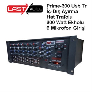 Lastvoice Prime-300 Usb Tr Hat Trafolu Cami Anfisi 300 Watt Ekholu