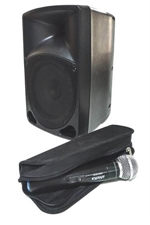 Aneka RS75-WR Seyyar Portatif Ses Sistemi Reverbli Telsiz Mikrofonlu